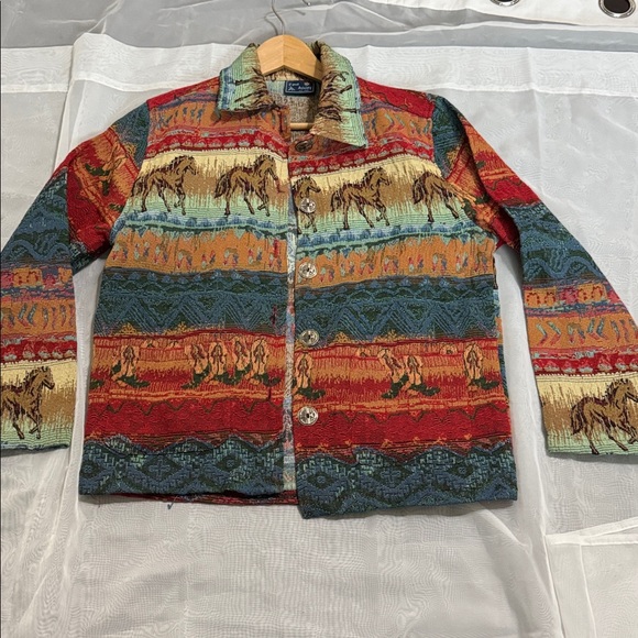 Jane Ashley  Multicolor Patterned Jacket - Picture 4 of 8